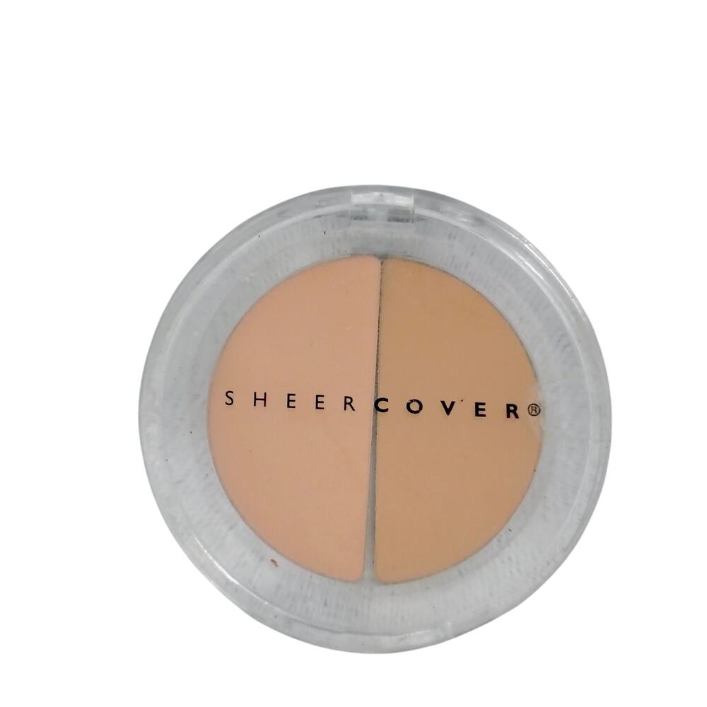 Sheer Cover Duo Concealer Light/ Medium Face Makeup 0.10 oz/3g NEW Sealed